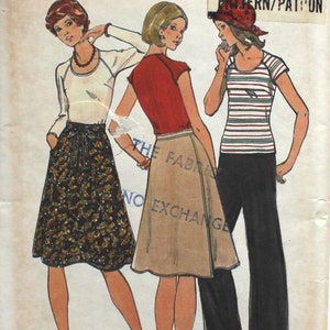 UNCUT Skirt, Raglan Shirt & Pants Butterick 4310 Vintage Sewing Pattern