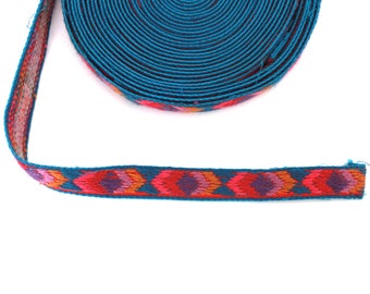 Vintage Geometric Embroidery Trim