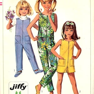 Jiffy Jumpsuit Size 4 Simplicity 7154