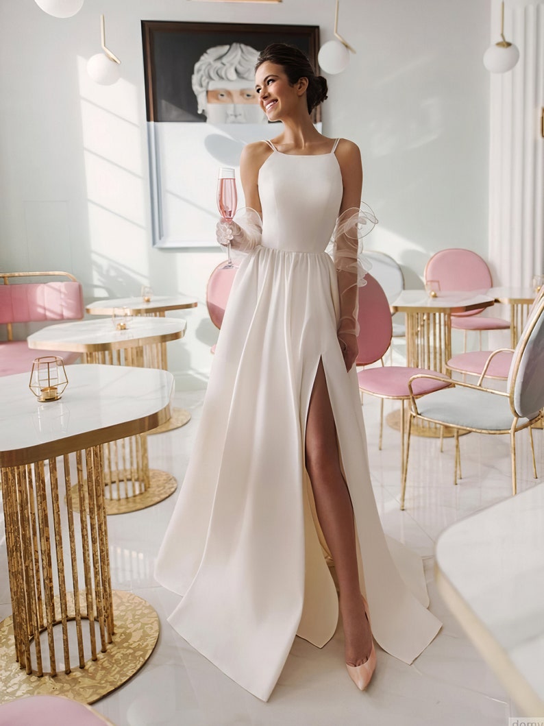 chic simple wedding dresses