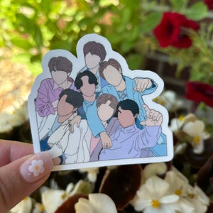 BTS Group Sticker // BTS sticker // BTS