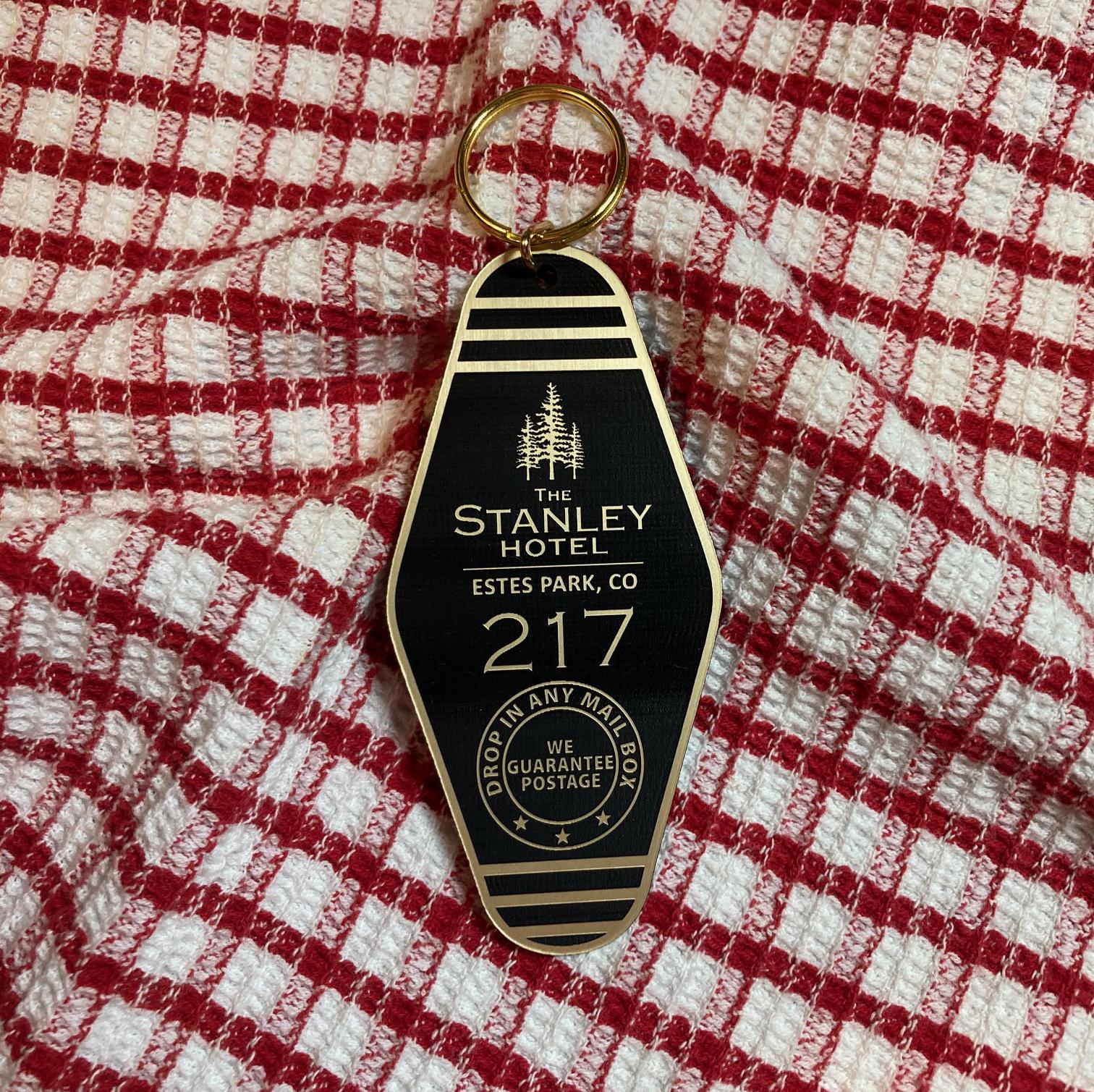 STANLEY HOTEL, Room 217 Key Fob. Now With Gold Hardware! - Etsy