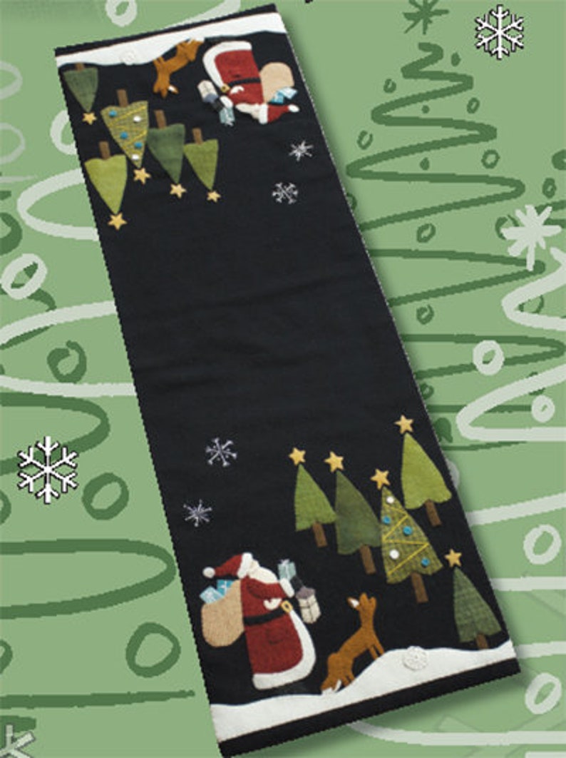 A Walk in December Pattern Only by Nutmeg Hare Winter Etsy