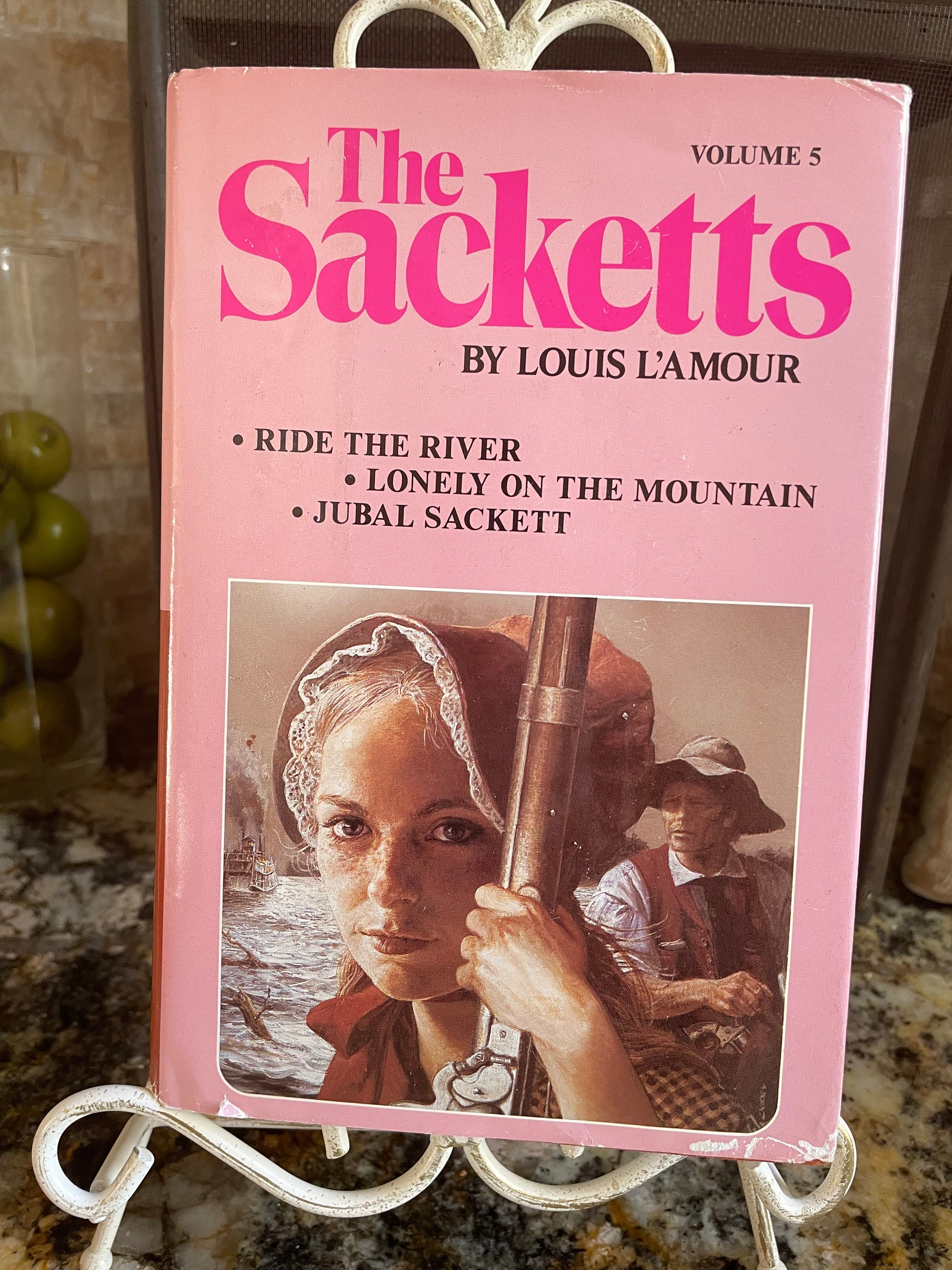 The Sacketts Books by Louis L'amour Vintage Book 