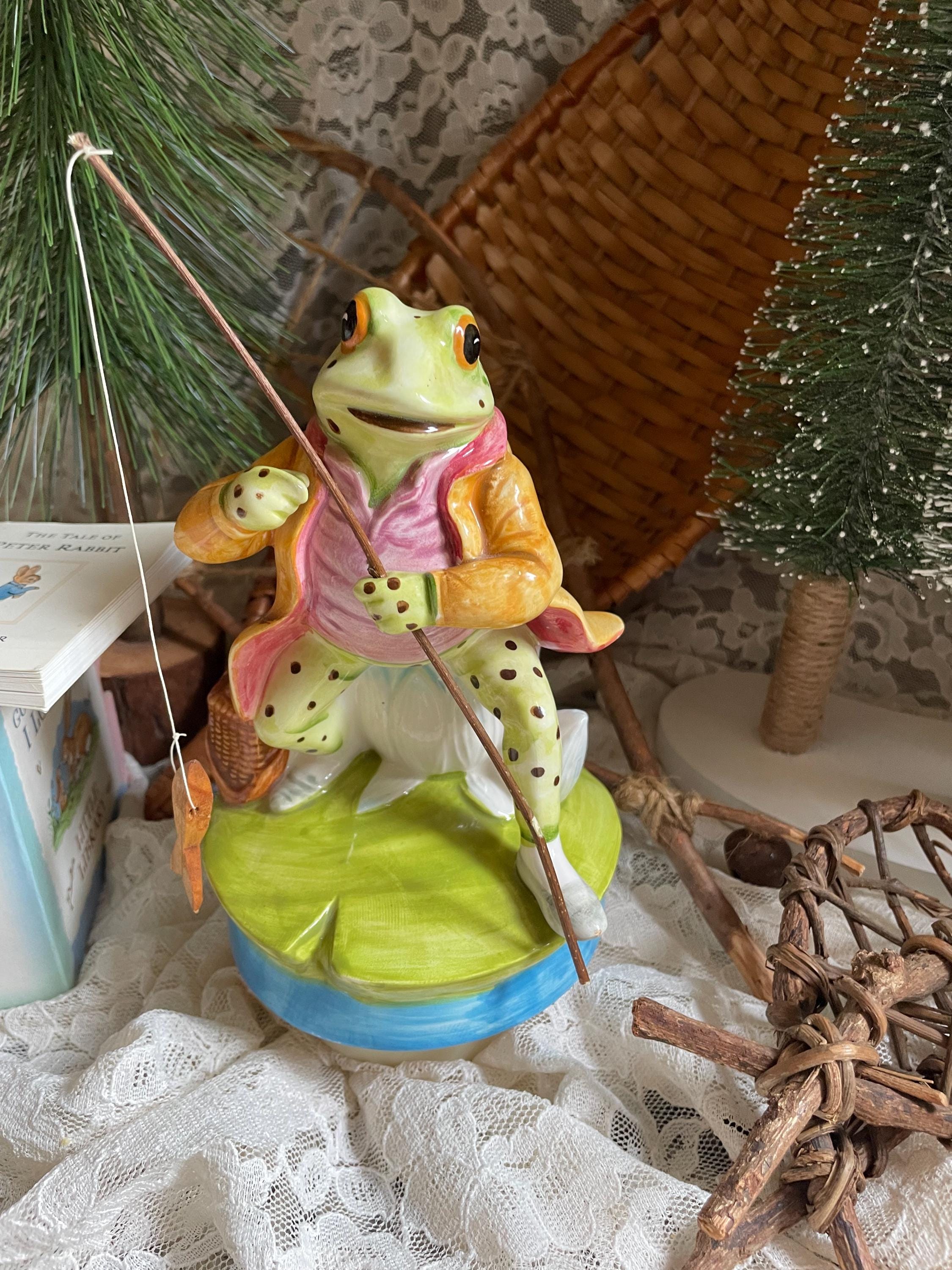彫刻・オブジェ Beatrix potter antique objet Vintage Border Fine Arts the World of Beatrix Potter Figurine Mr