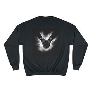 Champion Sweatshirt, Champion Crewneck Sweatshirt - Eco-Friendly, Comfortable Unisex Sweater, Stylish Apparel with Iconic Logo