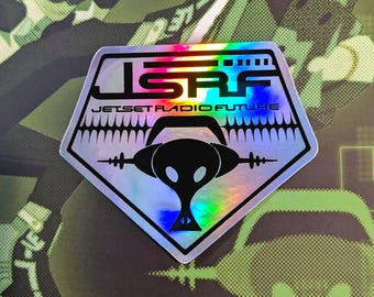 FUTURE RADIO EMBLEM | 3” Holographic Stickers