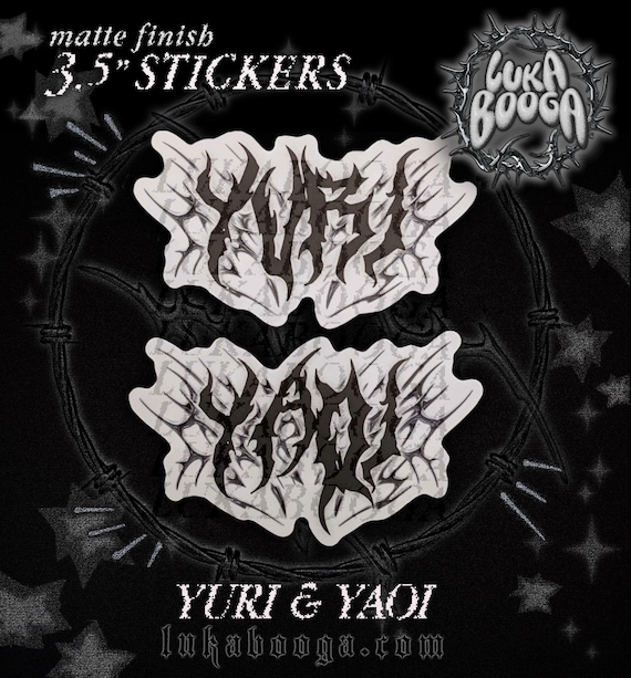 YURI & YAOI | Heavy Metal Stickers