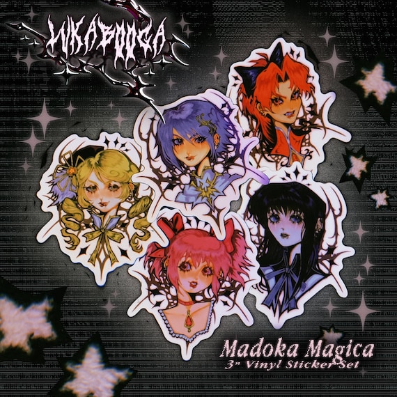 MADOKA MAGICA Sticker Set - Etsy