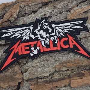 Metallica band patch, Metallica heavy metal patch, Heavy metal band patch, Metallica band, iron on patch, sew on patch, high quality patch.