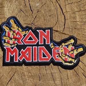 Iron Maiden patch, Iron Maiden Embroidery patch, iron on patch,high detailed patch, Iron Maiden sew on patch, great quality embroidery patch
