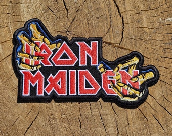 Heavy metal embroidery patch, battle jacket iron on patch,high detailed patch, sew on patch, great quality embroidery patch