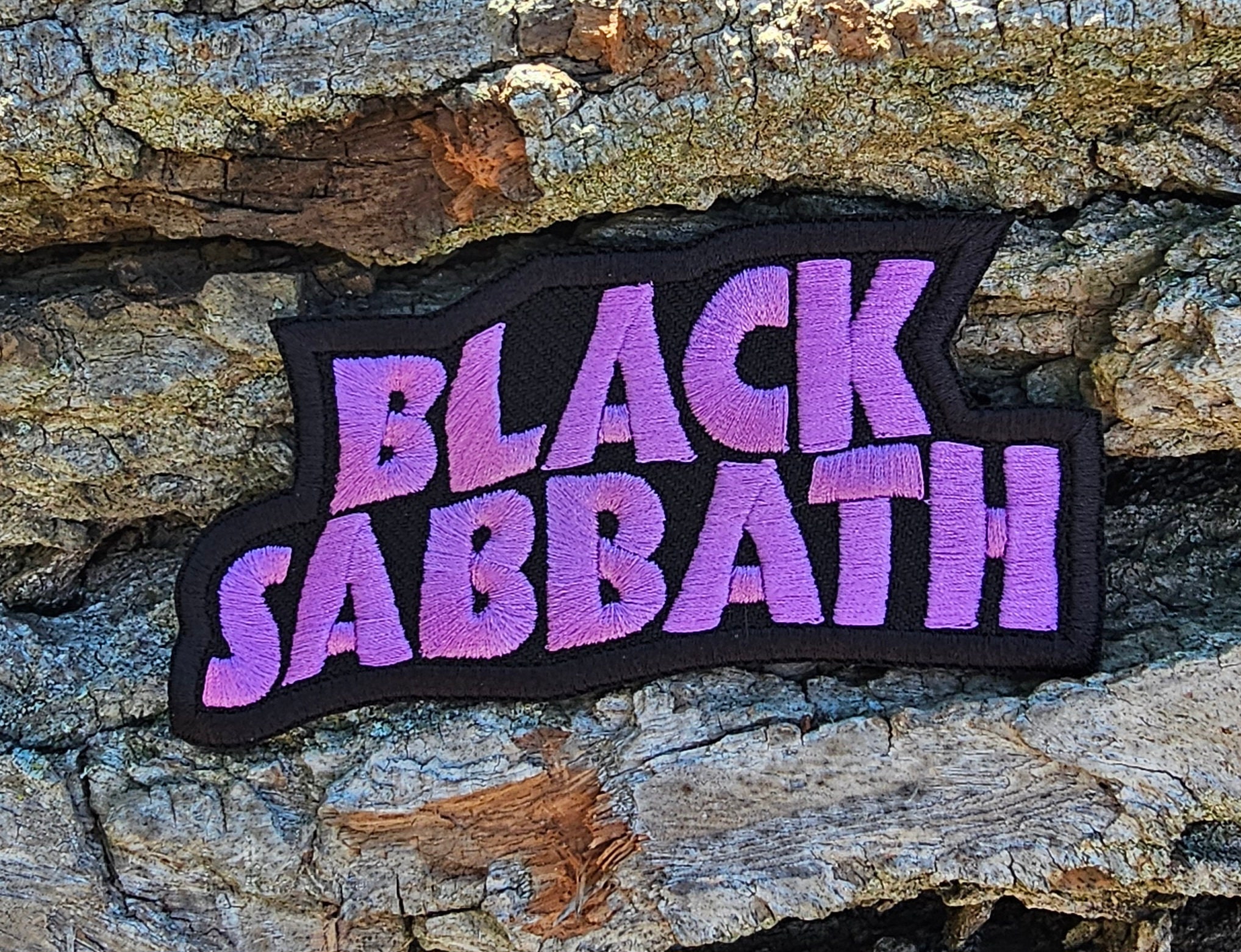 Patch Dos Officiel Black Sabbath - Tour États-Unis 1978 - Patch Brodée Rock Légendaire