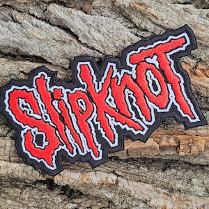 Slipknot heavy metal patch, Slipknot logo patch, Heavy metal band patch, Slipknot band, iron on patch, sew on patch, high quality patch.