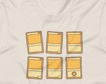 White Cards Shirt, Magic The Gathering Shirt, Cute MTG Shirt