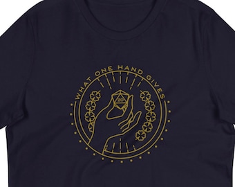 Dungeons and Dragons What One Hand Gives The Other Takes Away Women's Shirt, Dungeons and Dragons Girls shirt, Cute D&D Shirt