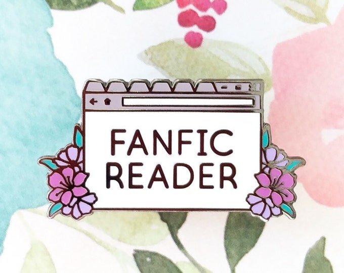 Fanfic pin, Fandom Enamel Pin, Anime Enamel Pin, Fanfic Reader Enamel Pin, Cute pin, Funny enamel pin