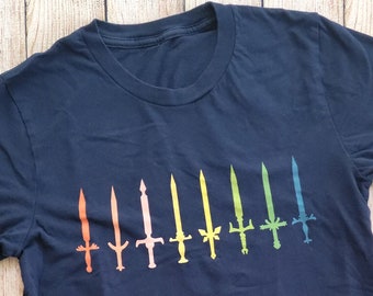 Fighter Swords Shirt, Dungeons and Dragons Shirt, D&D Shirt
