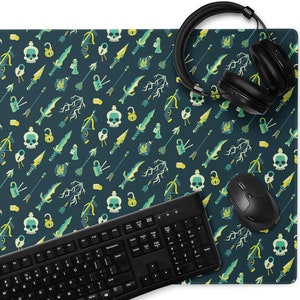 Rogue desk mat, Dungeons and Dragons playmat, Gift for Gamers, MTG playmat