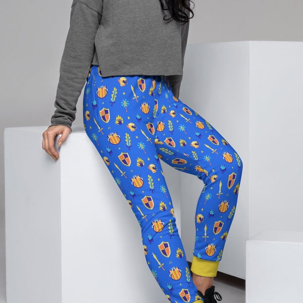 Paladin Women's Joggers, Dungeons and Dragons joggers, D&D joggers, Lounge Pants for geeks