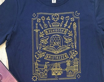 Dungeon Mistress Women's Shirt, Dungeons and Dragons Shirt