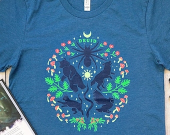Druid Wild Shape T-Shirt: Dungeons and Dragons Inspired