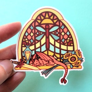 Warlock Window Sticker - Dungeons and Dragons sticker - 2.5 inch DnD sticker