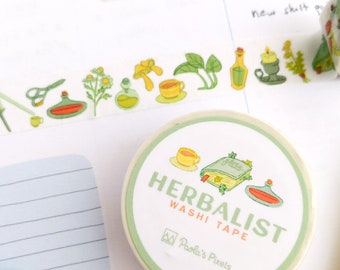Herbalist Washi Tape, Dungeons and Dragons Journaling Tape