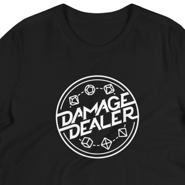 Damage Dealer Icon Women's Shirt, Dungeons and Dragons Girls Shirt, D&D Shirt