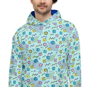90s Dice Hoodie, Dungeons and Dragons Hoodie, D&D Hoodie