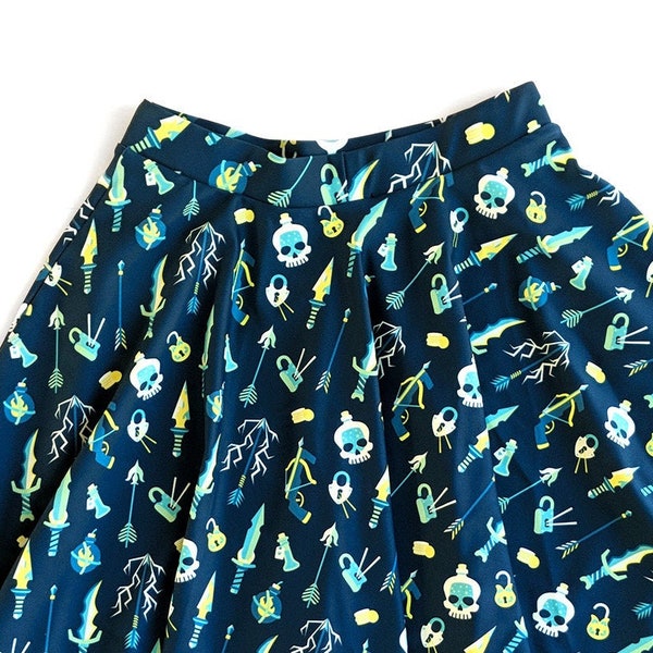 Rogue Skater Skirt - Dungeons and Dragons skirt