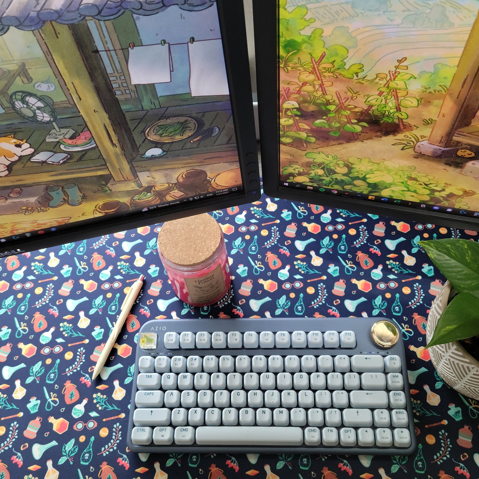 Alchemist Desk Mat, Dungeons and Dragons Desk Mat, TTRPG Desk Mat ...