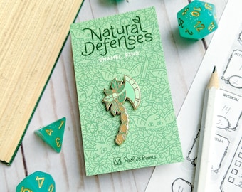 Pothos Axe Enamel Pin, Dungeons and Dragons Enamel Pin, Barbarian enamel pin