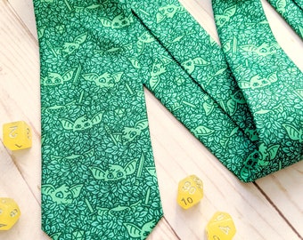 Goblin Tie, Dungeons and Dragons tie, Geeky tie