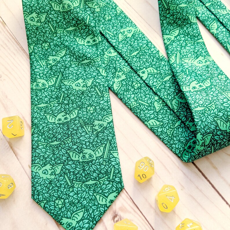Goblin Tie Dungeons and Dragons tie Geeky tie