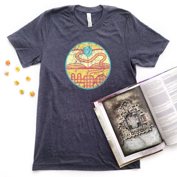 Dungeon Master Circle Shirt, Dungeons and Dragons Shirt, Tabletop RPG Shirt, d20 Shirt Gift