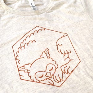Owlbear d20 Outline Shirt, Dungeons and Dragons Shirt, Cute D&D Shirt