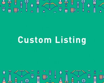 Custom Listing to cover shipping