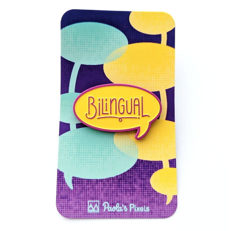 Bilingual Enamel Pin Espanol Lapel Pin Latinx Enamel Pin Etsy