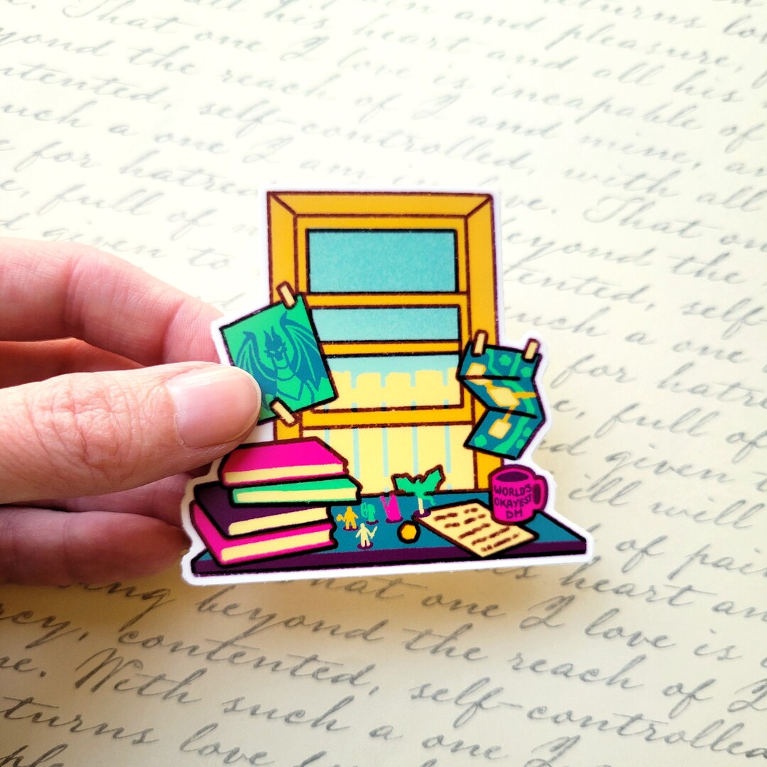 Dnd Window Icon Game Master Window Sticker - Dungeons and Dragons Sticker - 2.5 Inch ...