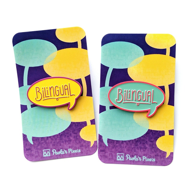 Bilingual Enamel Pin Espanol Lapel Pin Latinx Enamel Pin Etsy