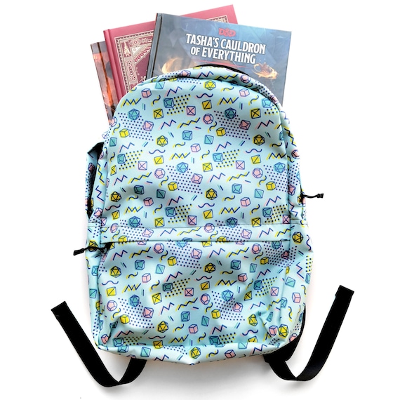 Dnd backpack, Dnd laptop bag Backpack, Dnd Wizard backpack, dnd school
