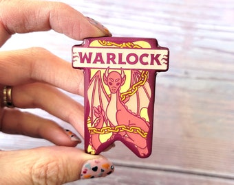 Seconds Sale! Warlock Banner Enamel Pin