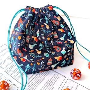 Alchemist Dice Bag, Dungeons and Dragons Pouch