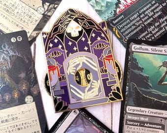 Schwarzer Lebenspunktezähler, HP-Tracker aus Hartemaille für MTG, D&D