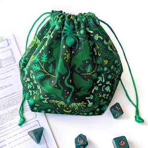 Druid Wild Shape Dice Bag, Dungeons and Dragons Pouch