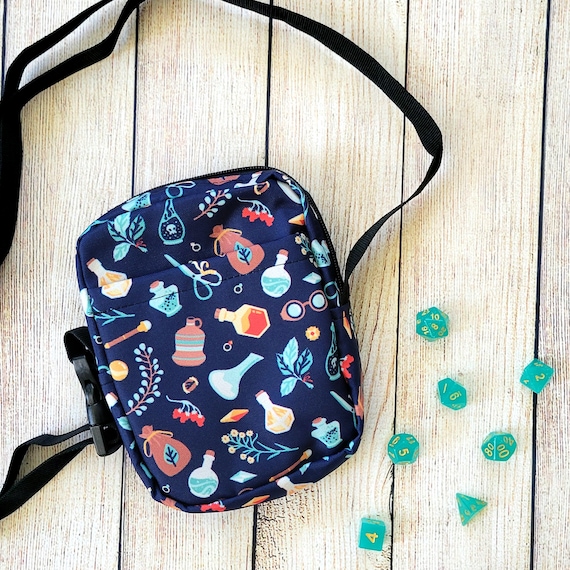 Alchemist Crossbody Bag, Dungeons and Dragons Bag, Cute Geeky Bag 