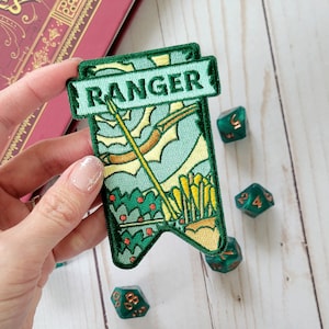 Ranger Banner patch, Dungeons and Dragons patch, DnD patch, Dungeon Master Gift, D&D Ranger patch, Pathfinder patch