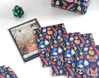 bloomburrow mtg card sleeves 100CT (Bloomburrow Black Lotus), Matte Art Card Sleeves, Matte Back & Clear Front, 66x92mm : Toys & Games Magics first all Bloomburrow Commander Deck Display Magic