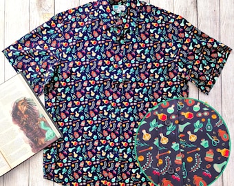 Alchemist Unisex Button Up, Dungeons and Dragons Button Up, Geeky Button Up